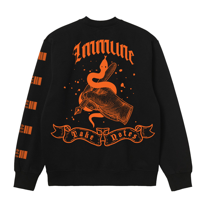 Hoodie Immune ''Take Notes'' Black
