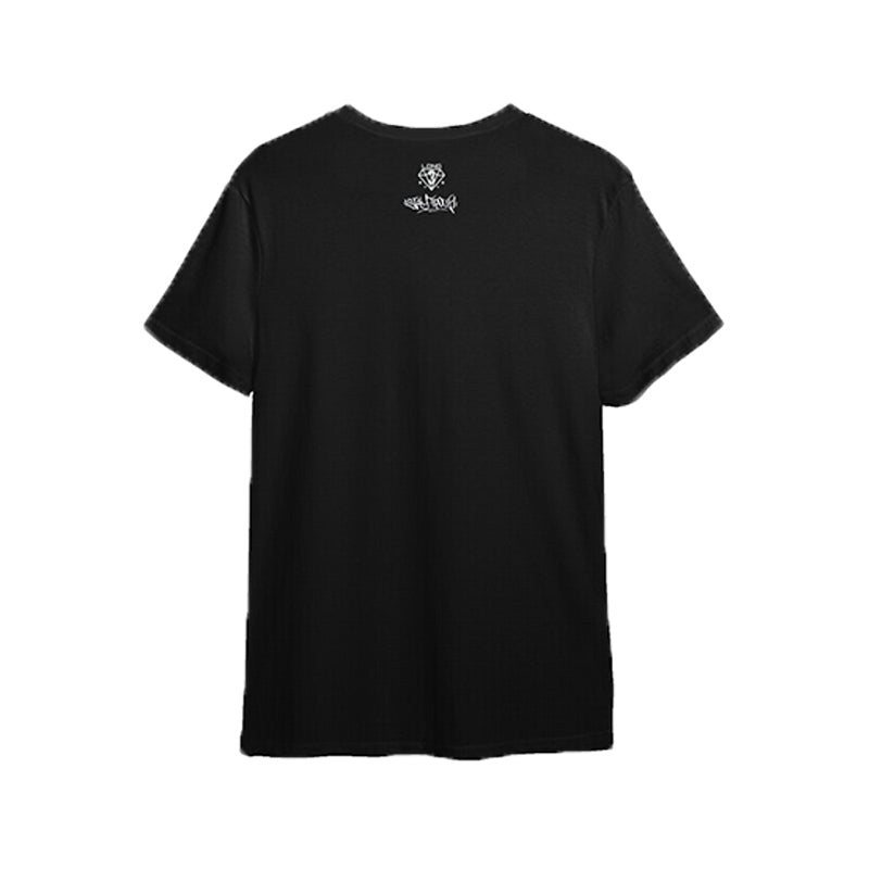 T-Shirt Long3 x Trouf Black With White (North Fiesta)