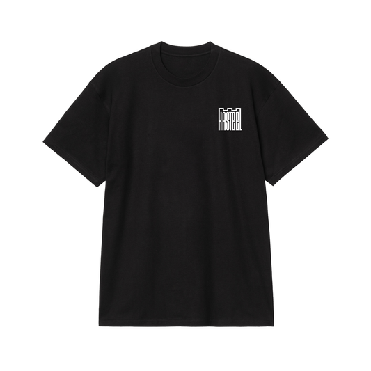 T-Shirt "Kasteel" Black