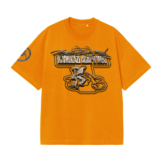 T-Shirt Moose "Kamikazi Agapi Mou" Orange