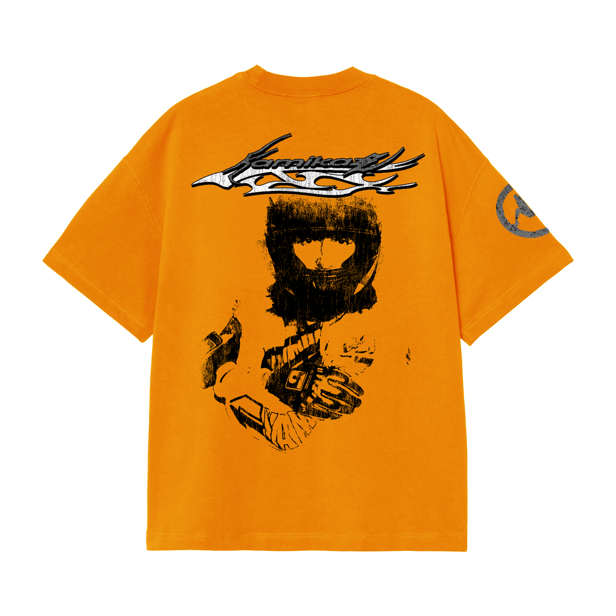 T-Shirt Moose "Kamikazi Agapi Mou" Orange