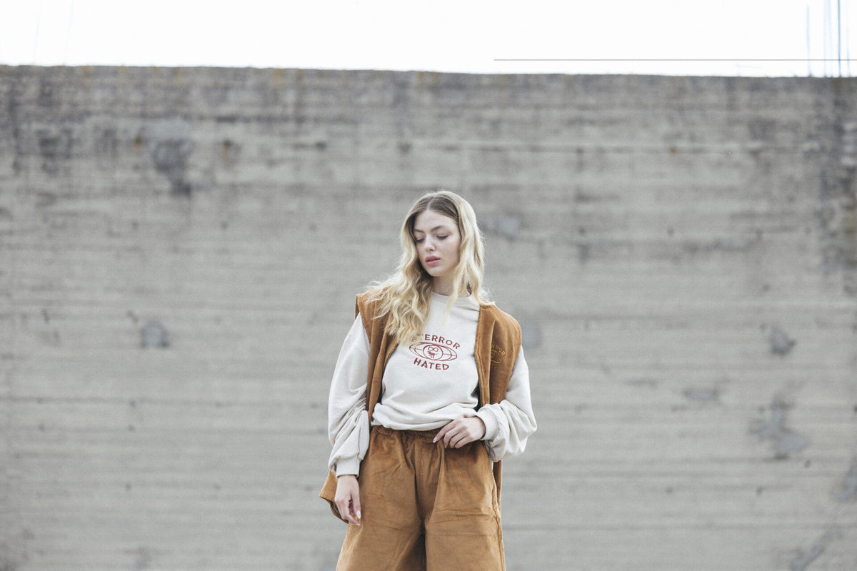 ATE x Hated Crewneck “Cream”