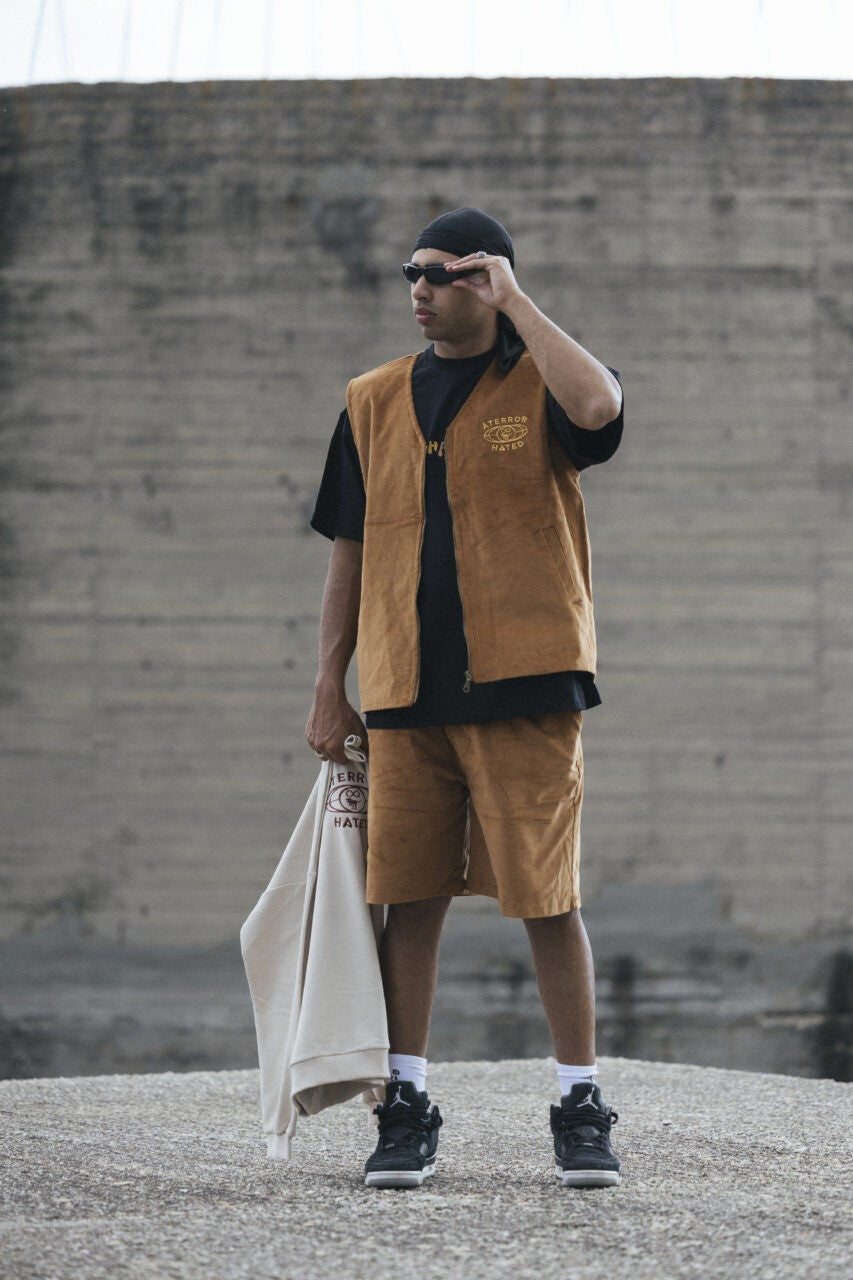 ATE x Hated Corduroy Shorts “Brown”