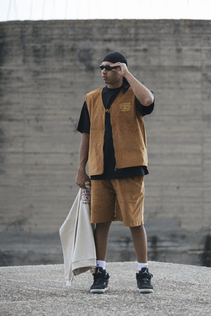ATE x Hated Corduroy Shorts “Brown”