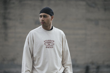 ATE x Hated Crewneck “Cream”
