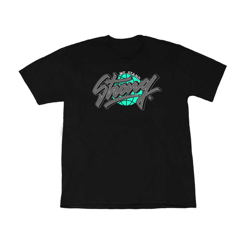 T-Shirt 12os Pithikos Black 'We Stand Strong''