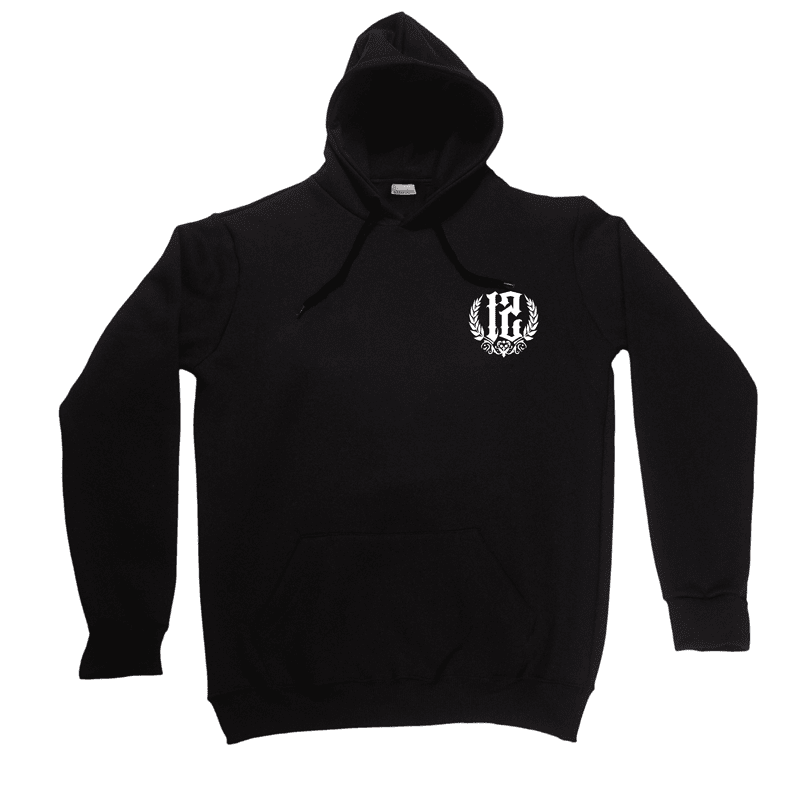 Hoodie 12os (Gorilla) Black