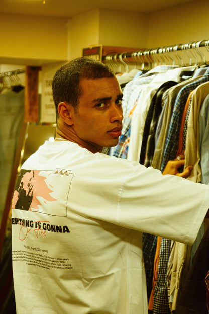 ΑΤΕ T-Shirt White “Planet on Fire”