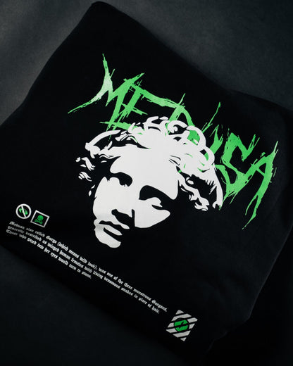 Hoodie ΑΤΕ Βlack/Green/White “Medusa”