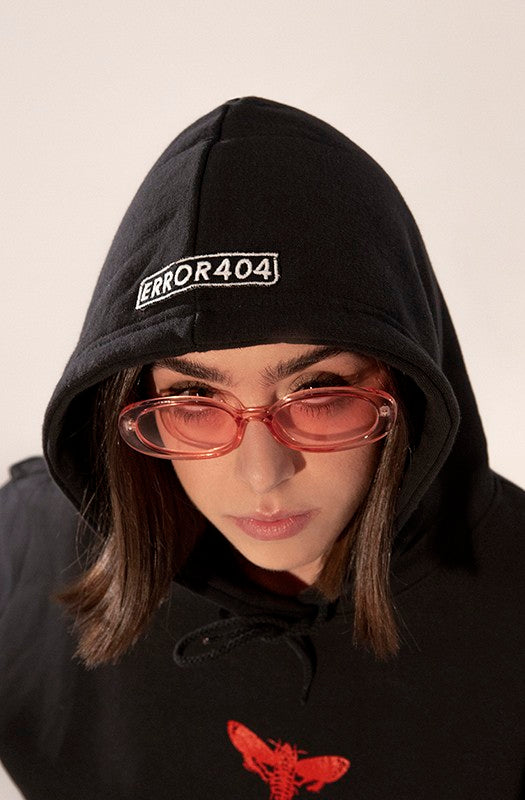 Hoodie ΑΤΕ Black/Red “HAWKMOTH”