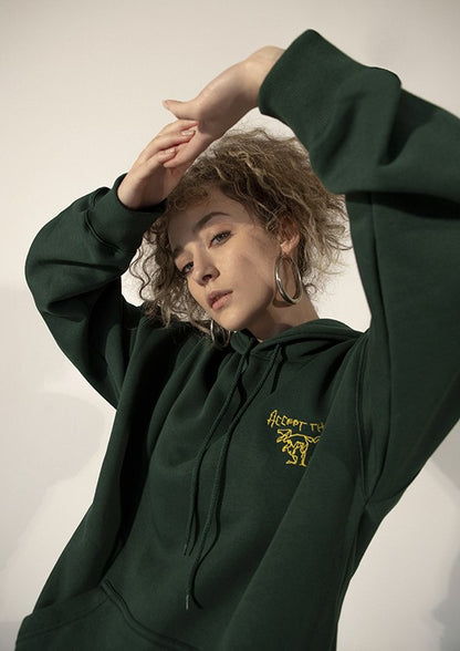 Hoodie ΑΤΕ Green/Yellow “ACCEPT THE ERROR”