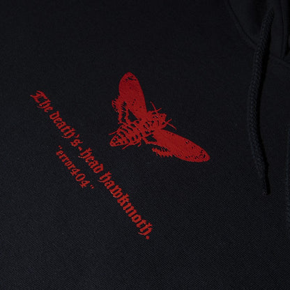 Hoodie ΑΤΕ Black/Red “HAWKMOTH”