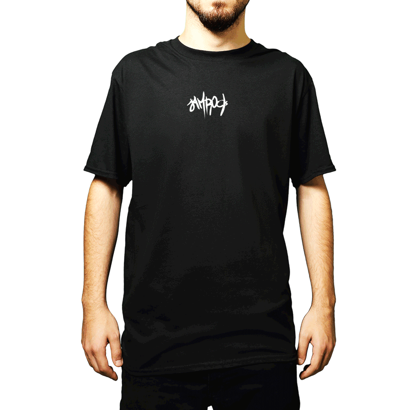 T-Shirt Jamrock Black with White Logo