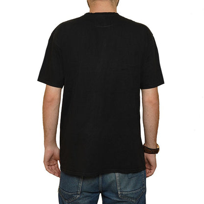T-Shirt Pepe Frantik Black With Pink Logo