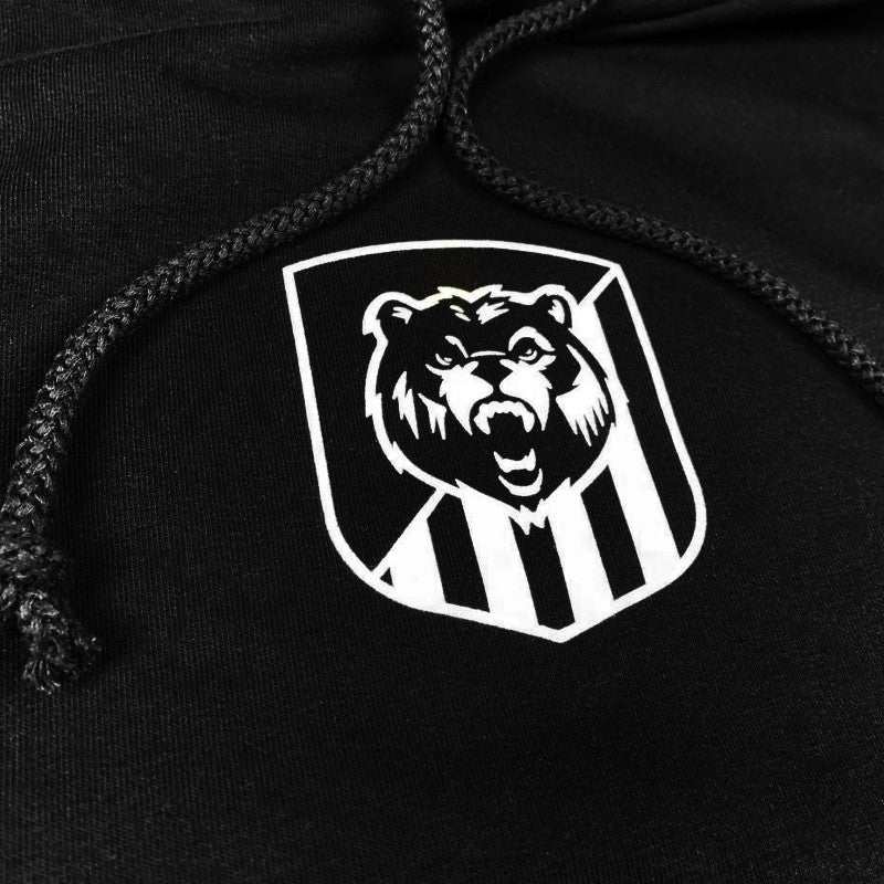 Hoodie Pindos Atletico Black With Tape