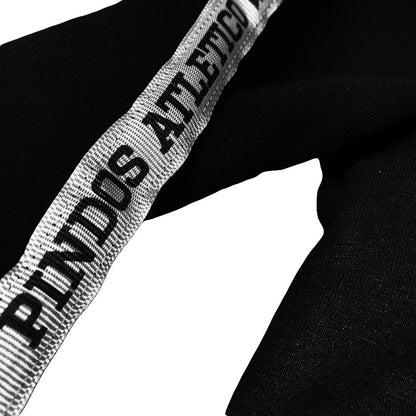 Hoodie Pindos Atletico Black With Tape