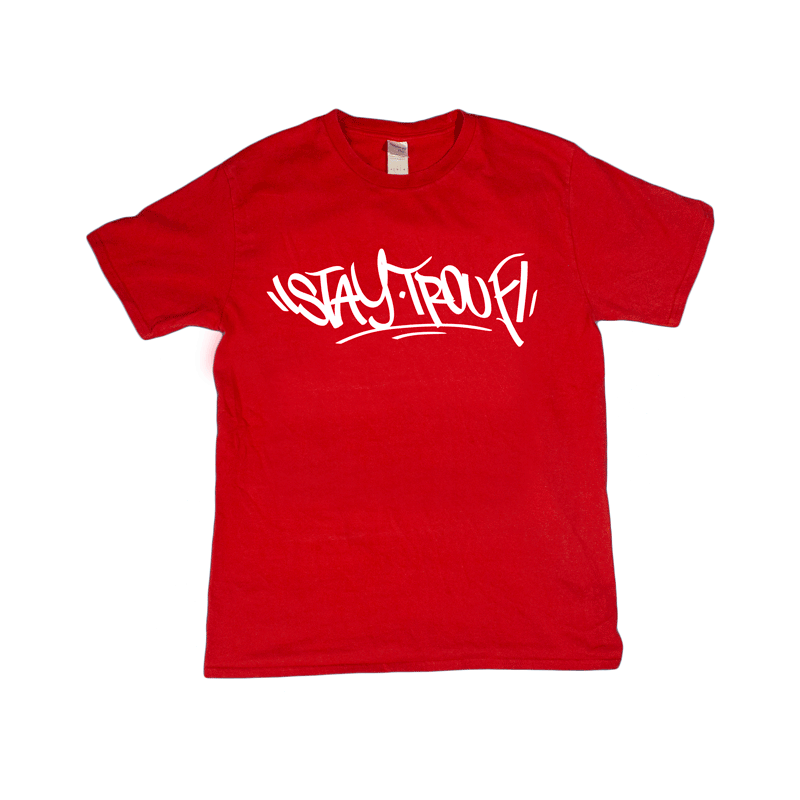 T-Shirt Trouf Red White Logo (Stay Trouf)