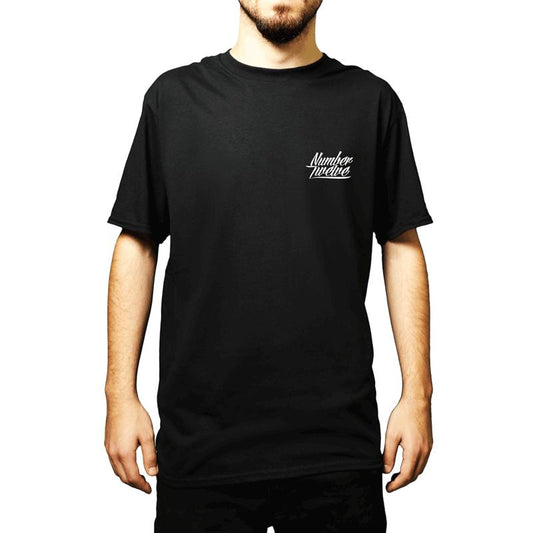 T-Shirt 12os Pithikos Number Twelve (Gorilla) Black