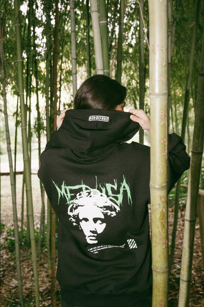 Hoodie ΑΤΕ Βlack/Green/White “Medusa”