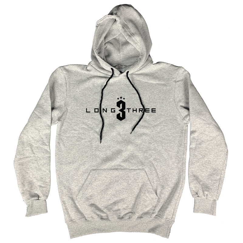 Hoodie Long3 Classic Grey