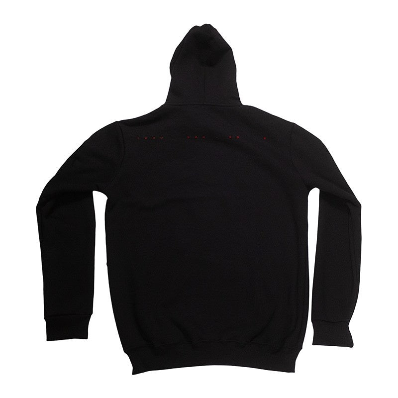 Hoodie JV ''360'' Black With Red