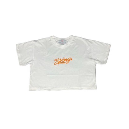 12os Pithikos Crop Top White