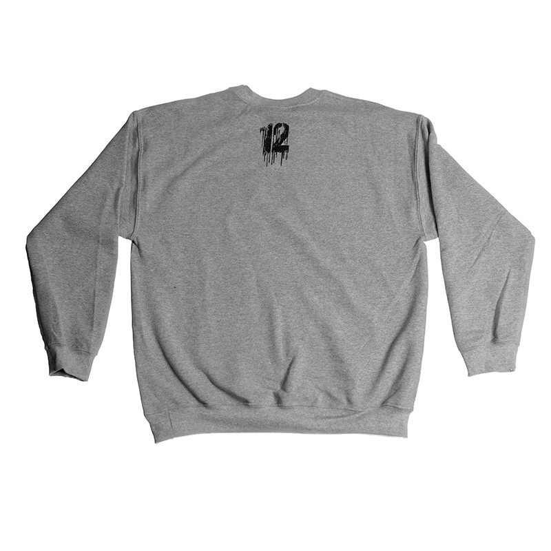 Crewneck 12os Pithikos Fighter (We Stand Strong) Grey