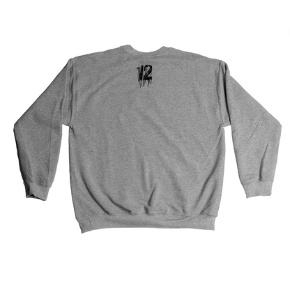 Crewneck 12os Pithikos Fighter (We Stand Strong) Grey