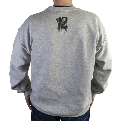Crewneck 12os Pithikos Fighter (We Stand Strong) Grey