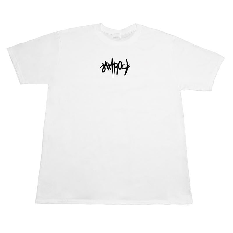 T-Shirt Jamrock White with Black Logo