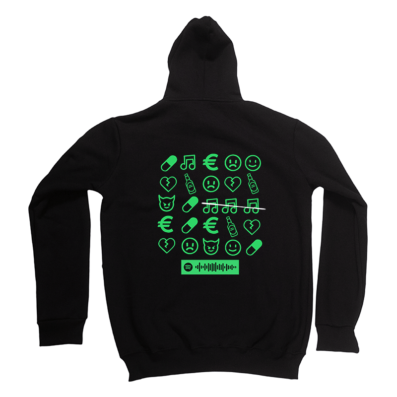 Hoodie Trouf My Life Vol.1 Black