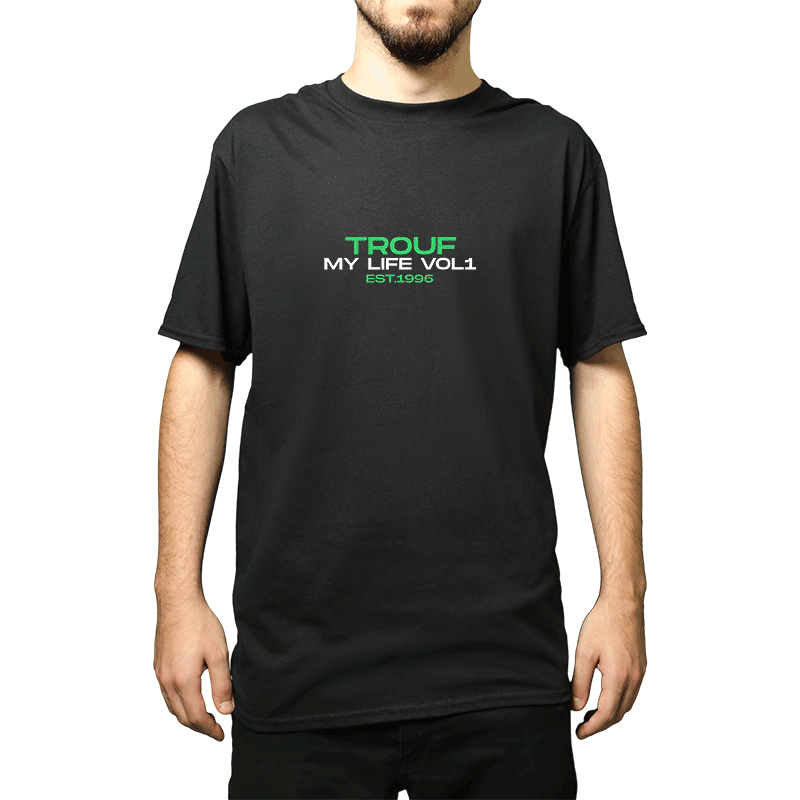 T-Shirt Trouf My Life Vol.1 Black