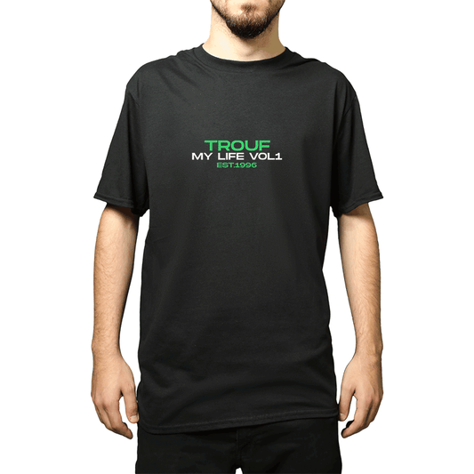 T-Shirt Trouf My Life Vol.1 Black